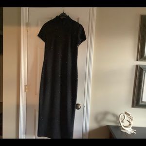 Black Sparkly MaxiDress